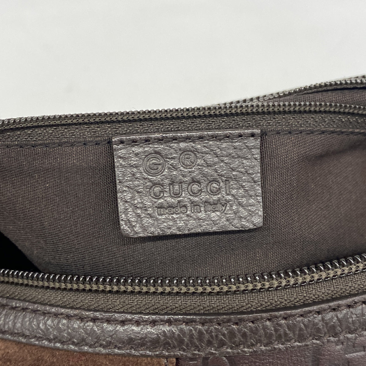 【6ib2272】グッチ ハンドバッグ グッチシマ 272375 スウェード レザー ダークブラウン シャンパンゴールド金具【中古】レディース