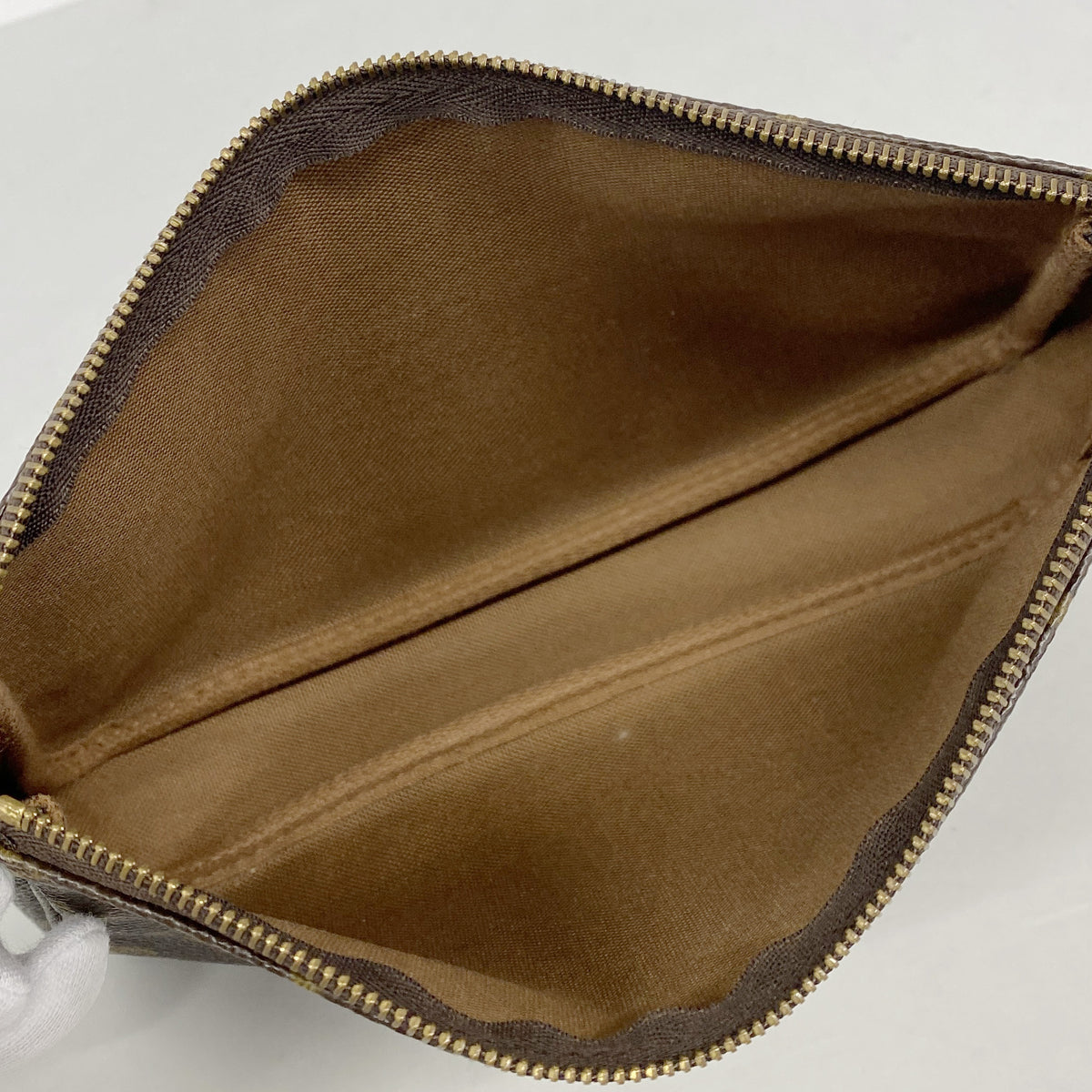 【6ib2278】ルイヴィトン ポーチ モノグラム ポシェットアクセソワール M51980 ブラウン【中古】レディース