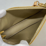 【6ib2279】ルイヴィトン ポーチ ヴェルニ レキシントン M91010 ベージュ【中古】レディース