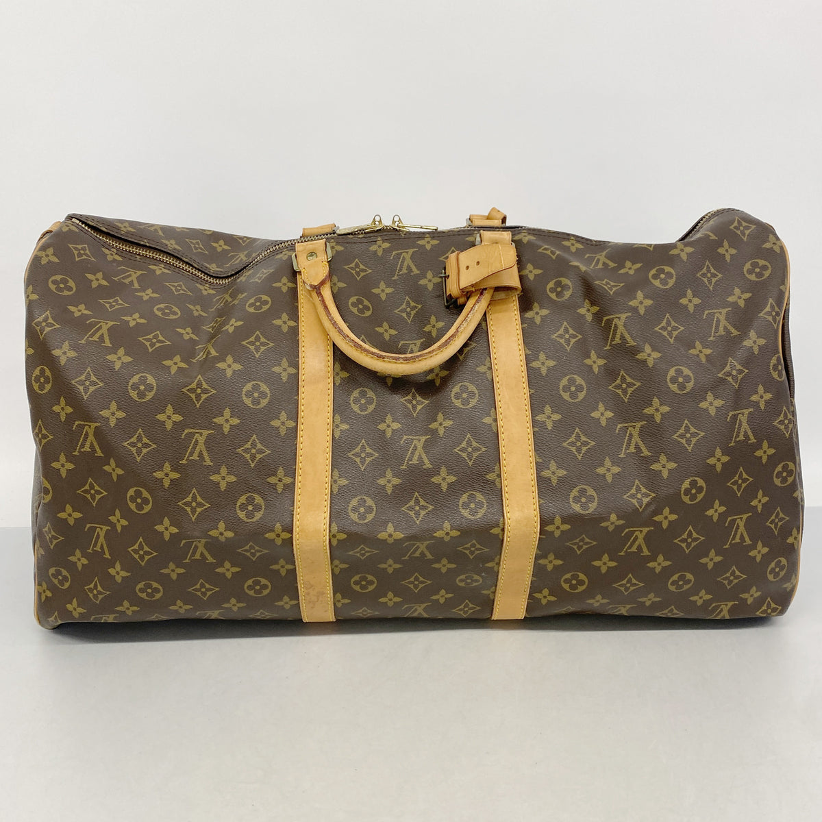 【6ib2282】ルイヴィトン ボストンバッグ モノグラム キーポル60 M41422 ブラウン【中古】メンズ レディース ユニセックス