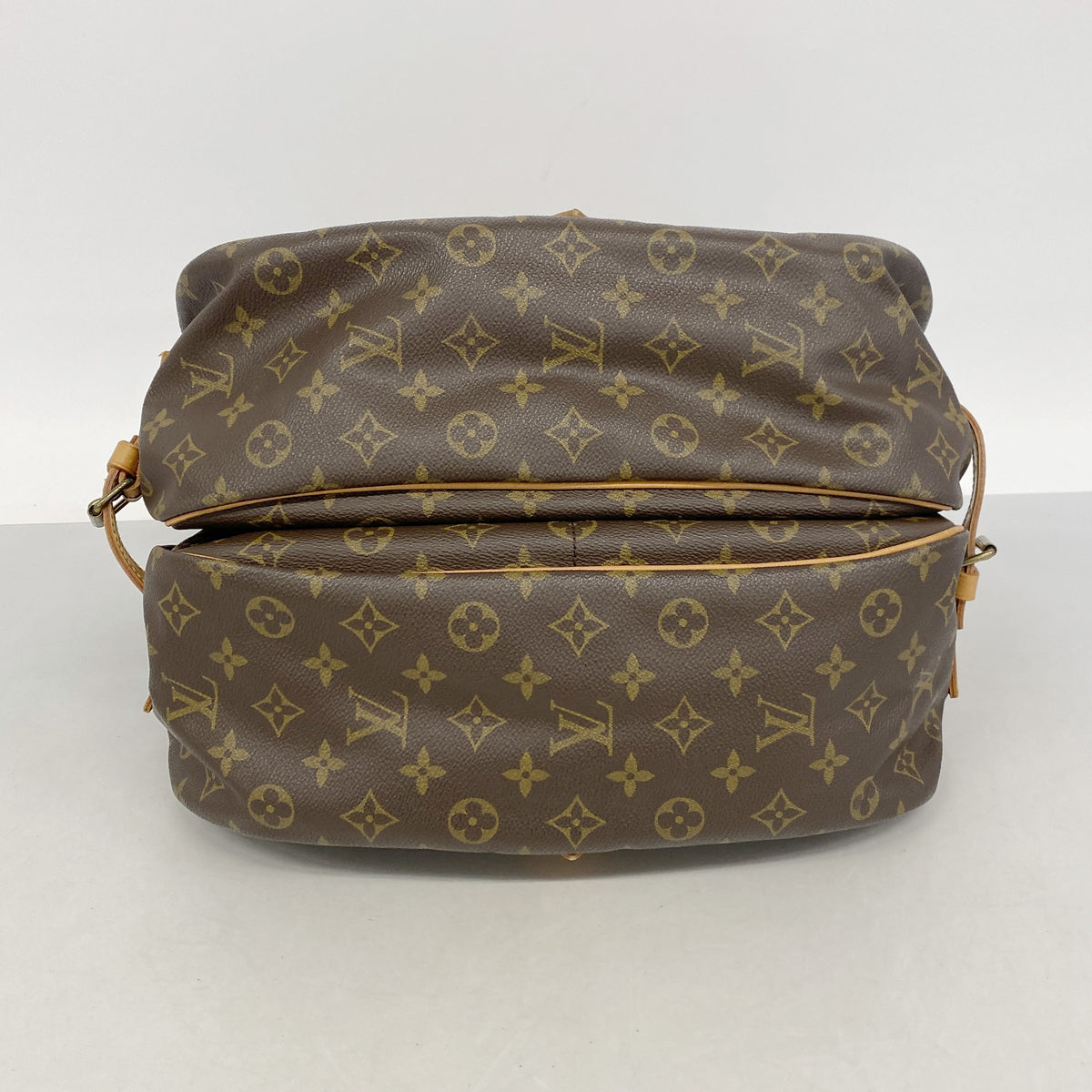 【6ib2283】ルイヴィトン ショルダーバッグ モノグラム ソミュール35 M42254 ブラウン【中古】レディース