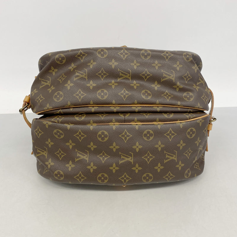 【6ib2283】ルイヴィトン ショルダーバッグ モノグラム ソミュール35 M42254 ブラウン【中古】レディース