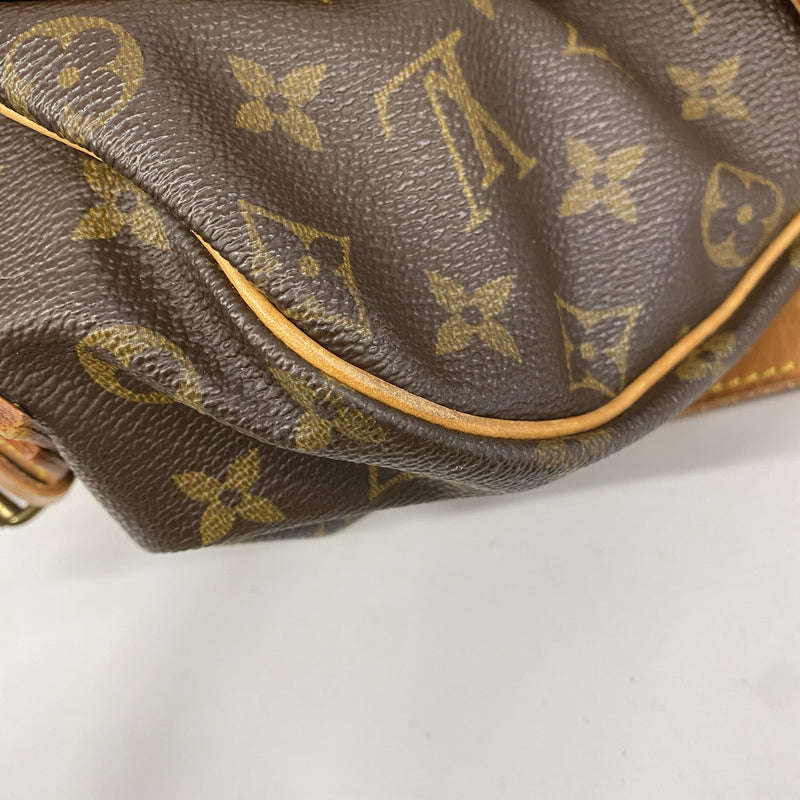 【6ib2283】ルイヴィトン ショルダーバッグ モノグラム ソミュール35 M42254 ブラウン【中古】レディース