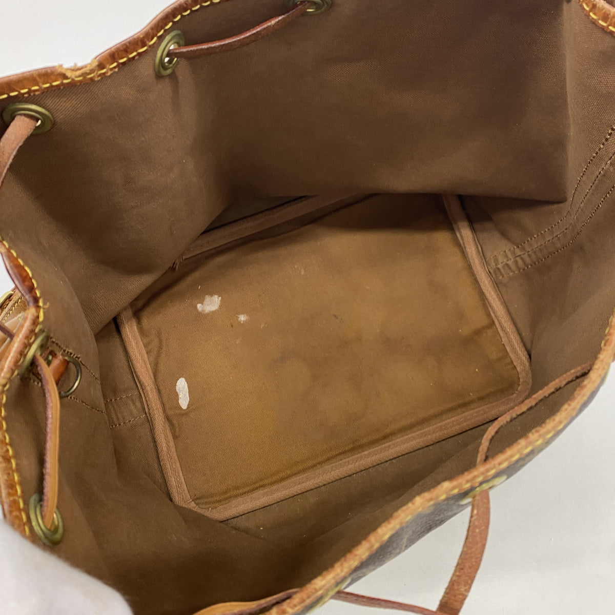 【6ib2284】ルイヴィトン ショルダーバッグ モノグラム プチノエ M42226 ブラウン【中古】レディース