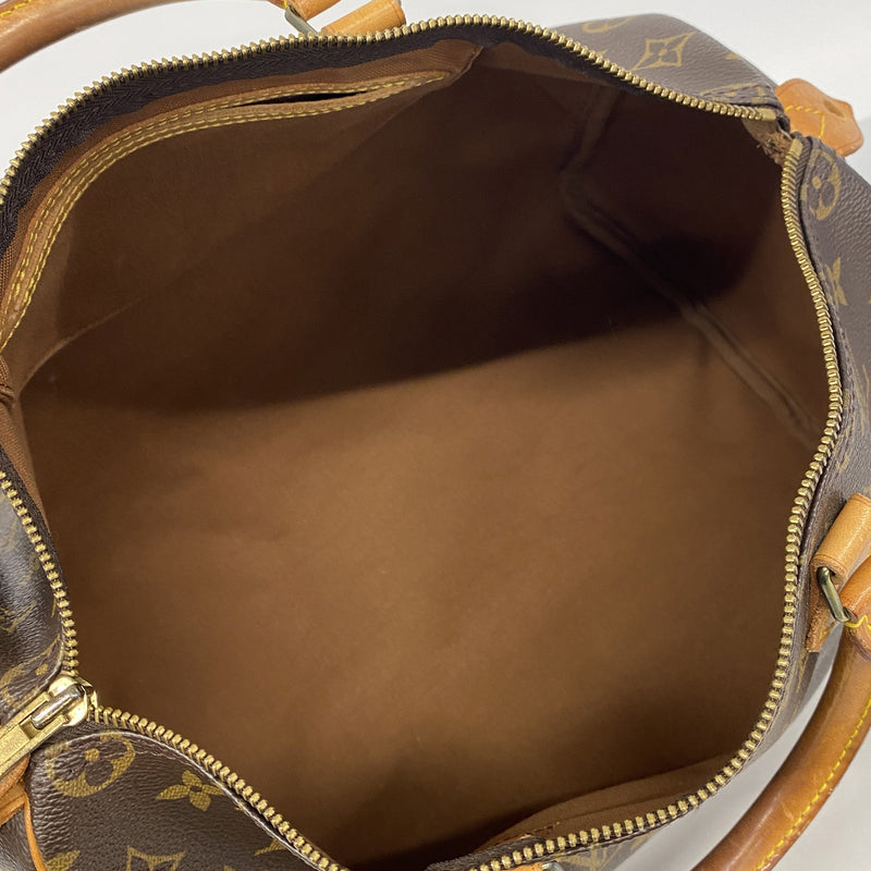 【6ib2285】ルイヴィトン ハンドバッグ モノグラム スピーディ35 M41107 ブラウン【中古】レディース