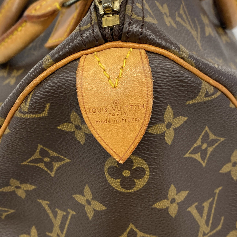 【6ib2285】ルイヴィトン ハンドバッグ モノグラム スピーディ35 M41107 ブラウン【中古】レディース