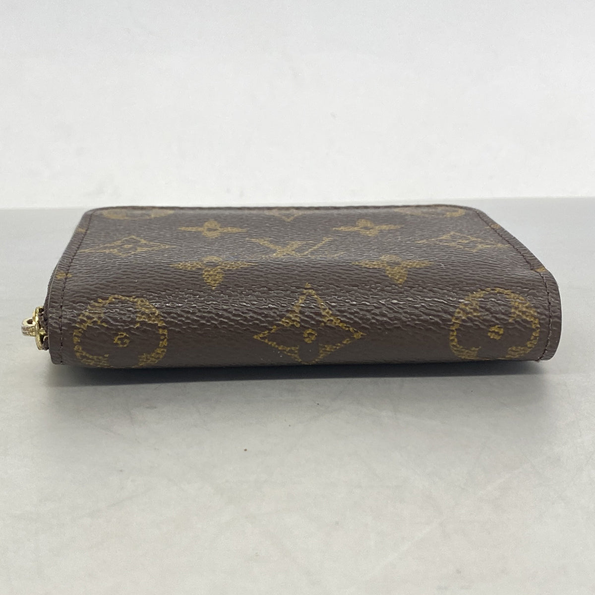 【6ib2288】ルイヴィトン コインケース モノグラム ジッピーコインパース M60067 ブラウン【中古】メンズ レディース ユニセックス