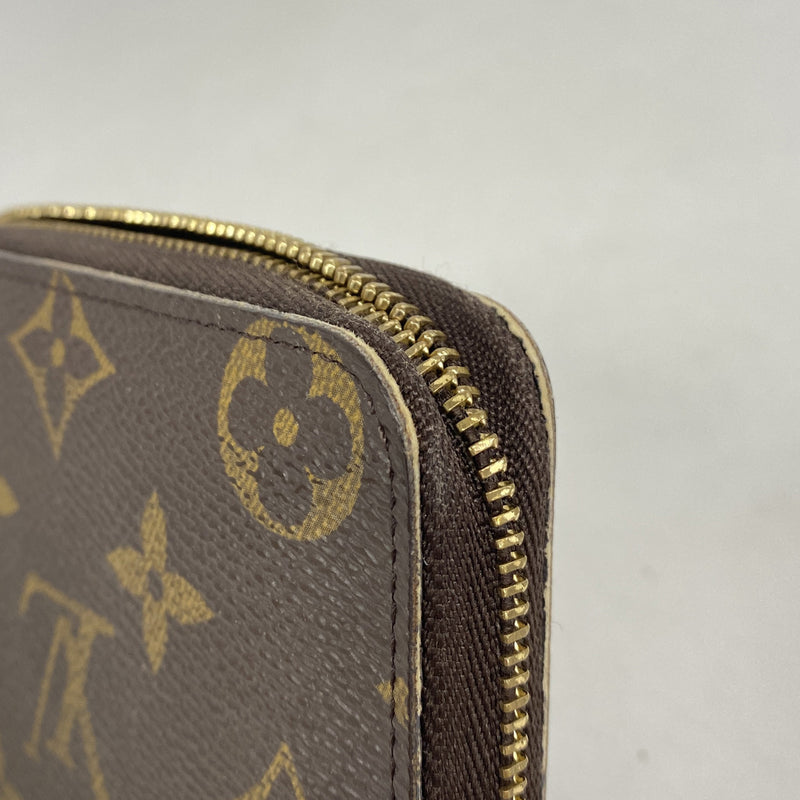 【6ib2288】ルイヴィトン コインケース モノグラム ジッピーコインパース M60067 ブラウン【中古】メンズ レディース ユニセックス