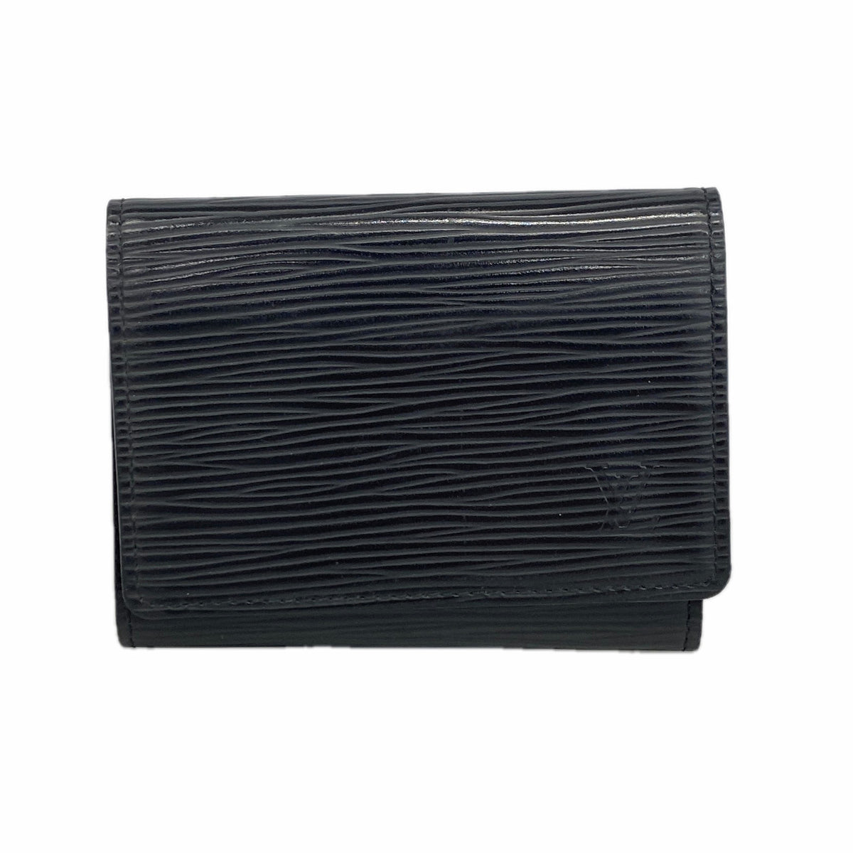 【6ib2290】ルイヴィトン 名刺入れ エピ アンヴェロップカルトドゥヴィジット M56582 ノワール【中古】メンズ レディース ユニセックス