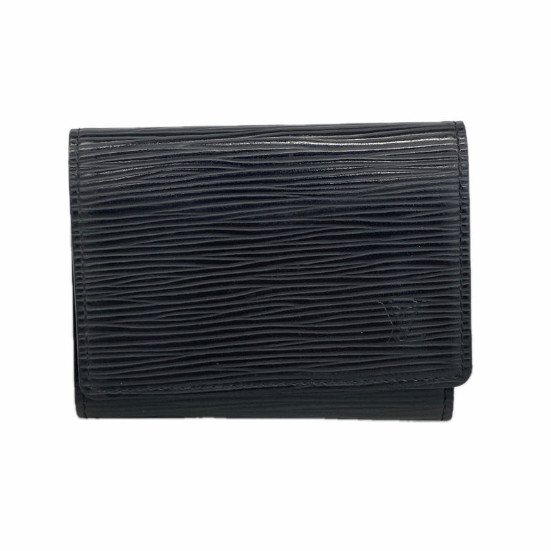 【6ib2290】ルイヴィトン 名刺入れ エピ アンヴェロップカルトドゥヴィジット M56582 ノワール【中古】メンズ レディース ユニセックス