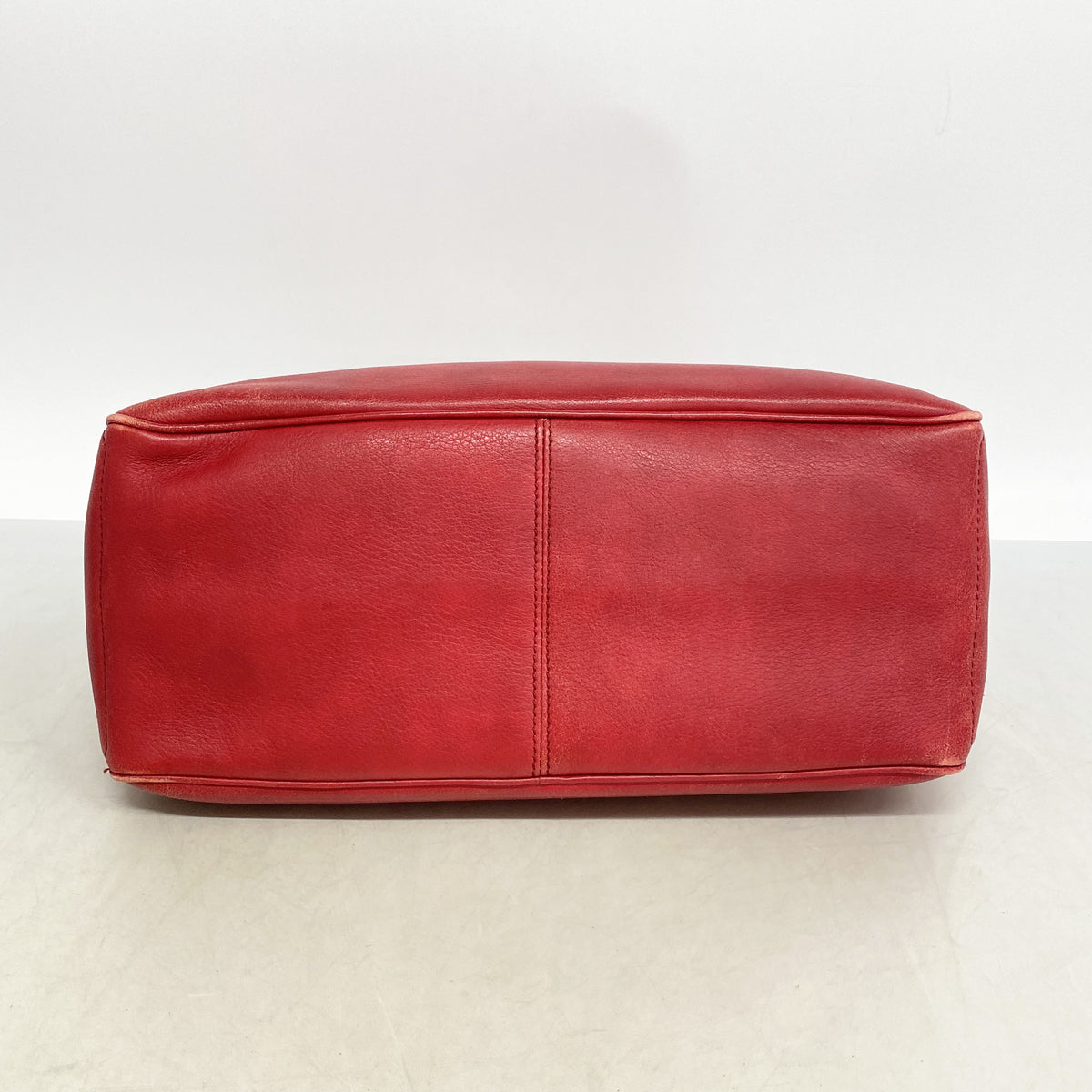 【6ib2292】セリーヌ ハンドバッグ ブギーバッグ レザー レッド シルバー金具【中古】レディース