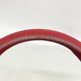【6ib2292】セリーヌ ハンドバッグ ブギーバッグ レザー レッド シルバー金具【中古】レディース