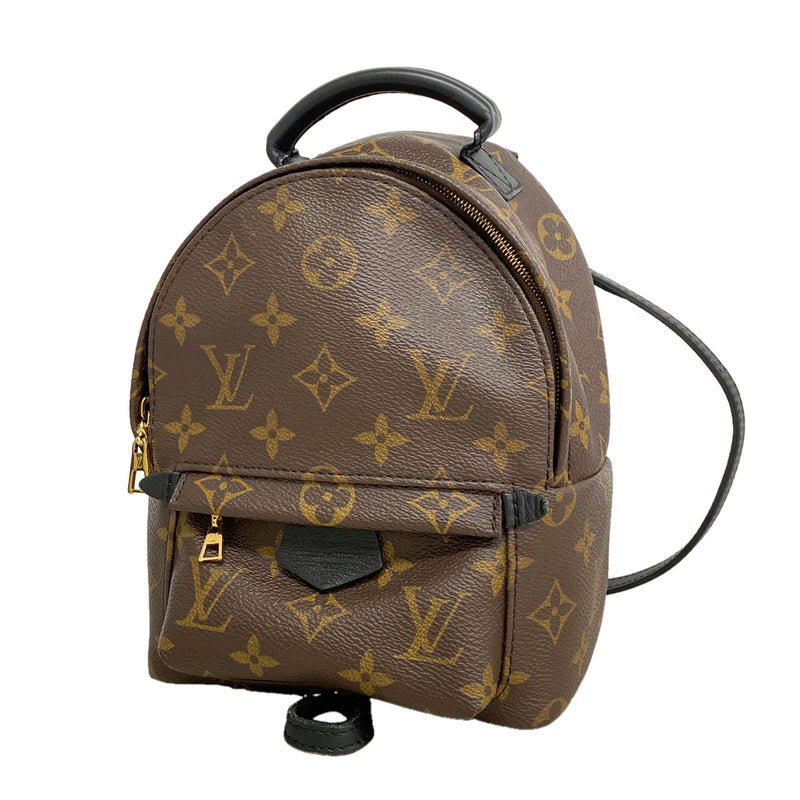 【6ib2293】ルイヴィトン リュック・デイパック モノグラム パームスプリングスバックパックMINI M41562 ブラウン【中古】レディース