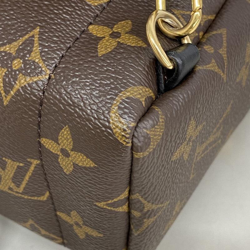 【6ib2293】ルイヴィトン リュック・デイパック モノグラム パームスプリングスバックパックMINI M41562 ブラウン【中古】レディース