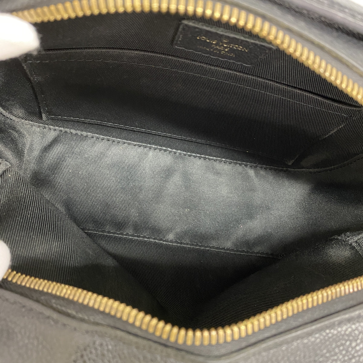 【6ib2300】ルイヴィトン ショルダーバッグ モノグラム・アンプラント サントンジュ M44593 ノワール【中古】レディース