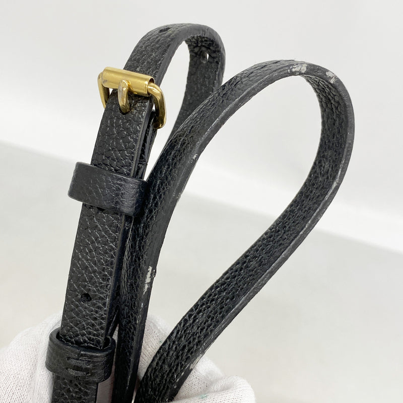 【6ib2300】ルイヴィトン ショルダーバッグ モノグラム・アンプラント サントンジュ M44593 ノワール【中古】レディース