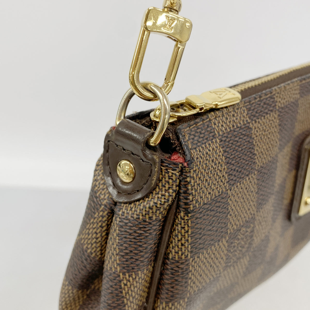 【6ib2310】ルイヴィトン ハンドバッグ ダミエ エヴァ N55213 エベヌ 2wayバッグ【中古】レディース