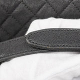 【6ib2312】シャネル ショルダーバッグ ボーイシャネル チェーンショルダー キャビアスキン グレー シルバー金具【中古】レディース