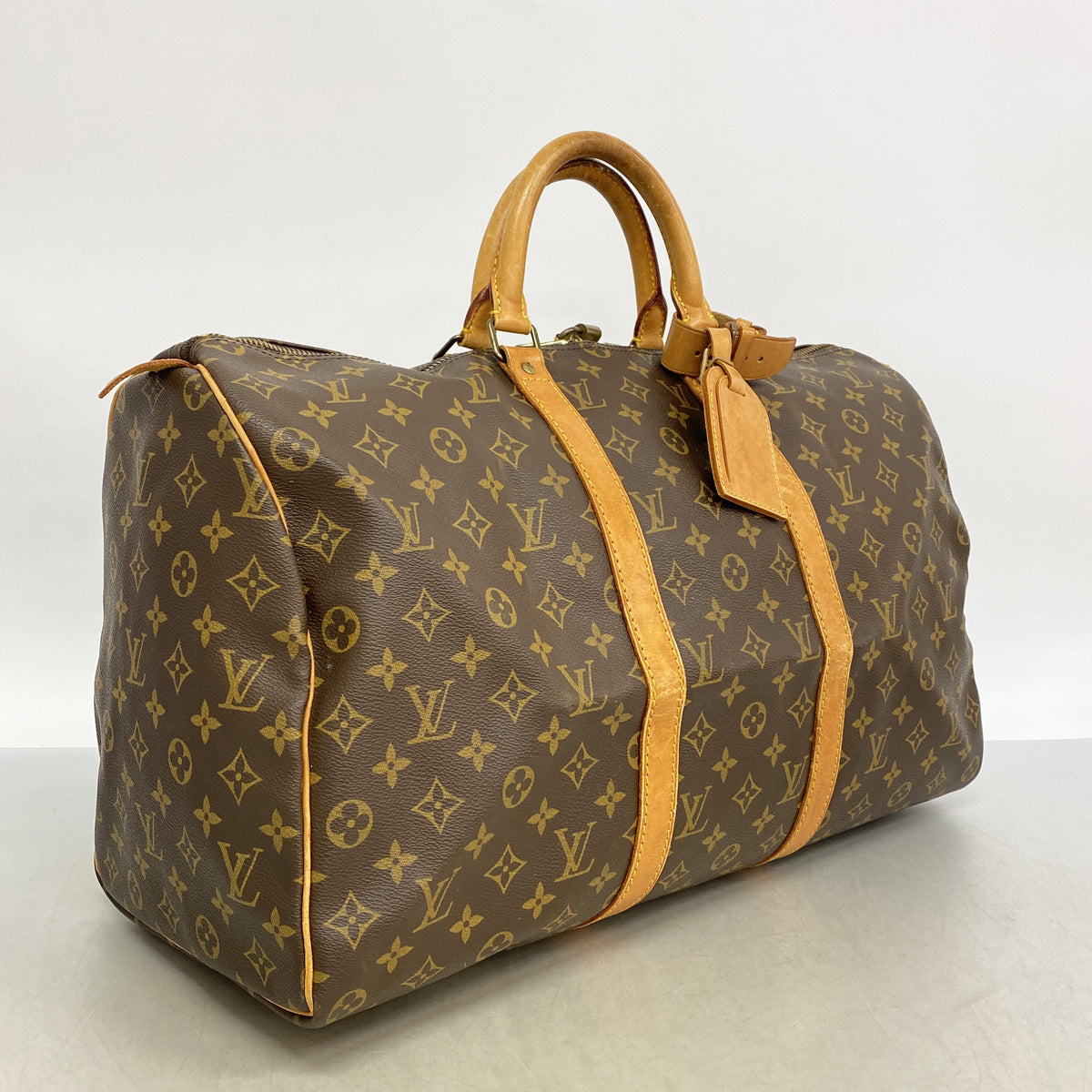 【6ib2316】ルイヴィトン ボストンバッグ モノグラム キーポル50 M41426 ブラウン【中古】メンズ レディース ユニセックス