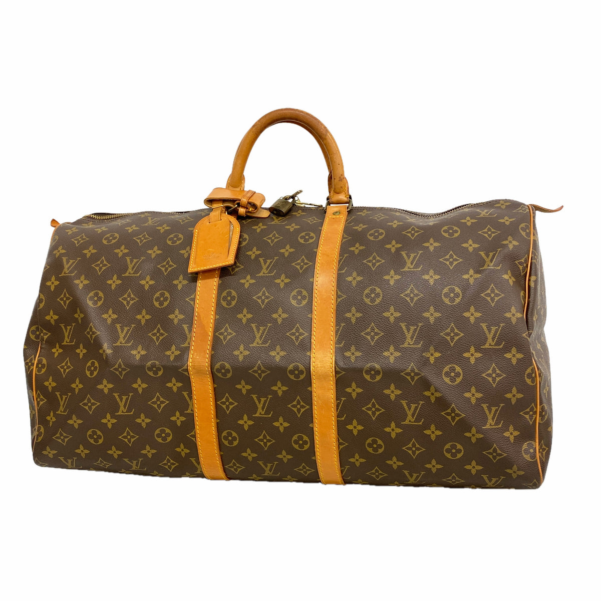 【6ib2317】ルイヴィトン ボストンバッグ モノグラム キーポル55 M41424 ブラウン【中古】メンズ レディース ユニセックス