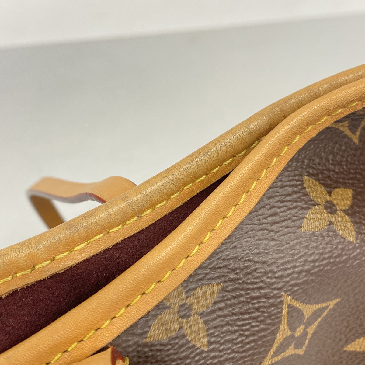 【6ib2326】ルイヴィトン ショルダーバッグ モノグラム キャリーオールNM PM M46203 ブラウン【中古】レディース