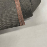 【6ib2327】エルメス ハンドバッグ エールバッグジップ50 トワルミリタリー ブラウン カーキ シルバー金具 W刻印【中古】メンズ レディース ユニセックス