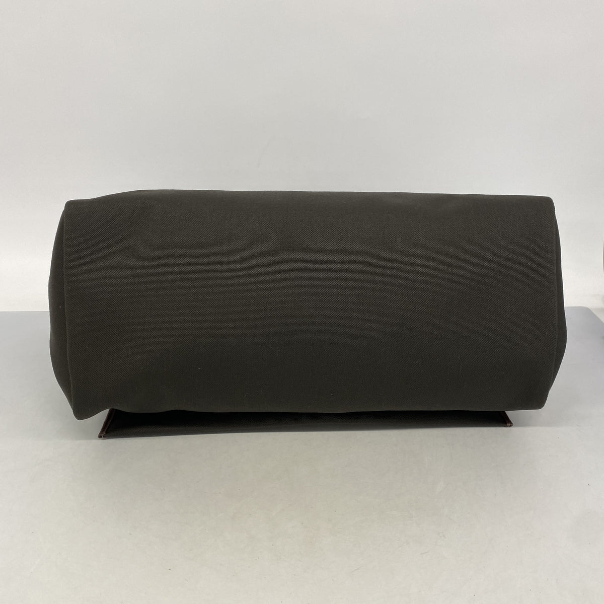 【6ib2327】エルメス ハンドバッグ エールバッグジップ50 トワルミリタリー ブラウン カーキ シルバー金具 W刻印【中古】メンズ レディース ユニセックス