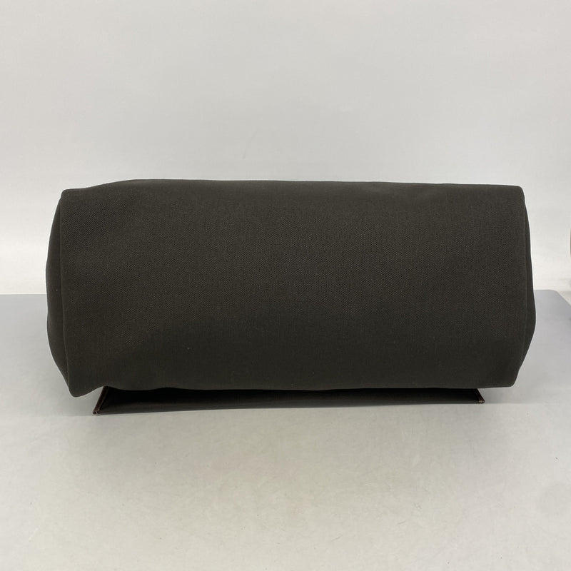 【6ib2327】エルメス ハンドバッグ エールバッグジップ50 トワルミリタリー ブラウン カーキ シルバー金具 W刻印【中古】メンズ レディース ユニセックス