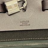 【6ib2327】エルメス ハンドバッグ エールバッグジップ50 トワルミリタリー ブラウン カーキ シルバー金具 W刻印【中古】メンズ レディース ユニセックス