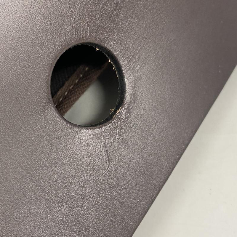 【6ib2327】エルメス ハンドバッグ エールバッグジップ50 トワルミリタリー ブラウン カーキ シルバー金具 W刻印【中古】メンズ レディース ユニセックス