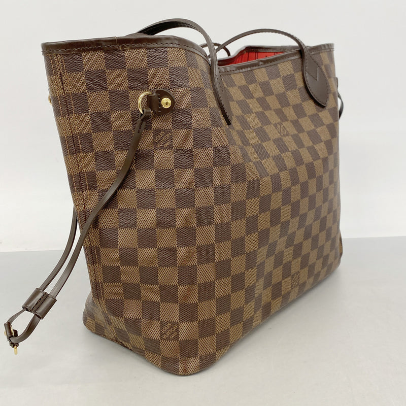 【6ib2331】ルイヴィトン トートバッグ ダミエ ネヴァーフルMM N51105 エベヌ【中古】レディース