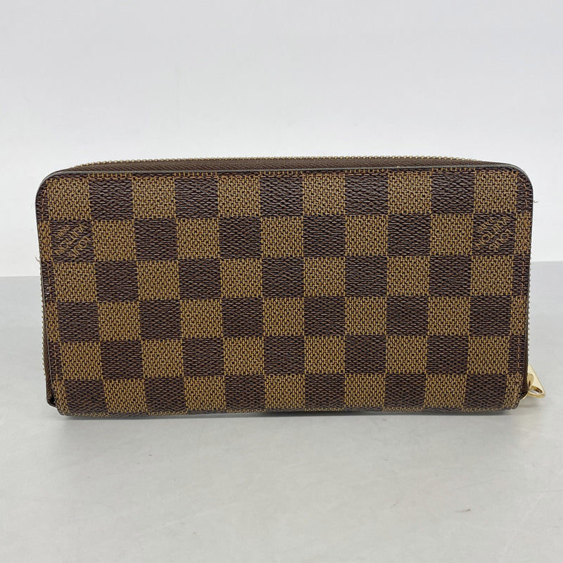 【6ib2333】ルイヴィトン 長財布 ダミエ ジッピーウォレット N60015 エベヌ【中古】メンズ レディース ユニセックス