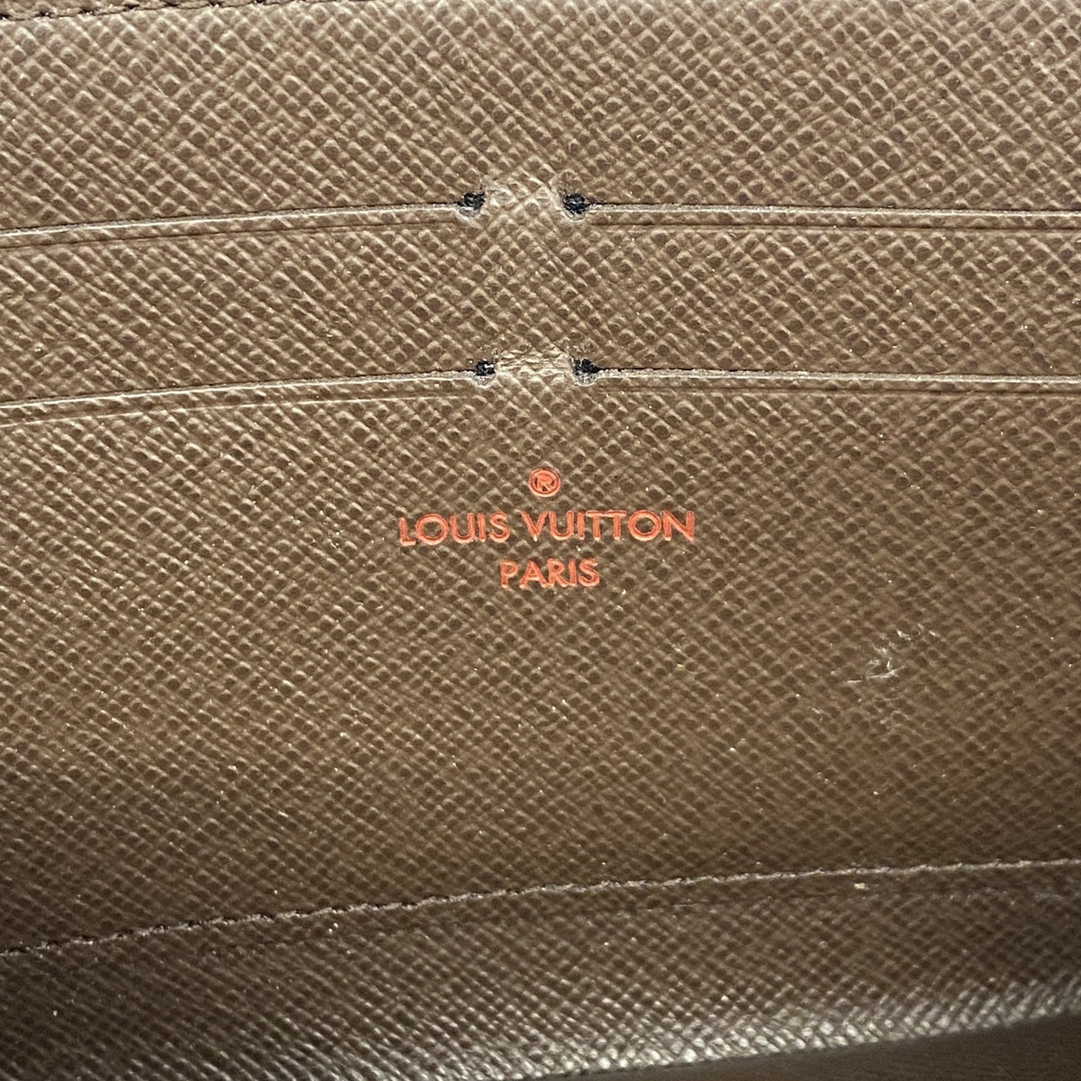 【6ib2333】ルイヴィトン 長財布 ダミエ ジッピーウォレット N60015 エベヌ【中古】メンズ レディース ユニセックス