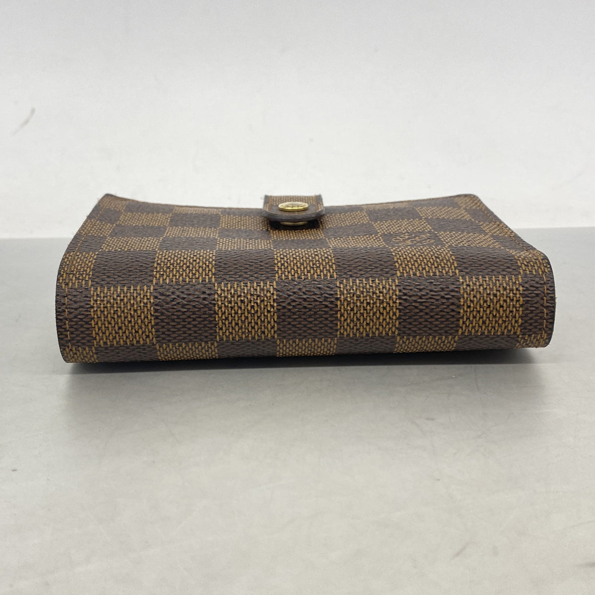 【6ib2334】ルイヴィトン 財布 ダミエ ポルトモネビエヴィエノワ N61664 エベヌ【中古】レディース