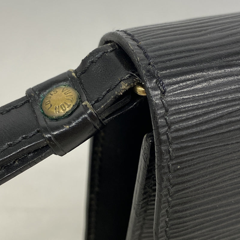 【6ib2340-h】ルイヴィトン クラッチバッグ エピ ポシェットセリエドラゴンヌ M52612 ノワール【中古】メンズ