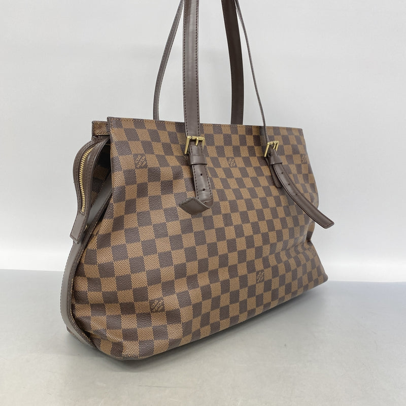 【6ib2345-h】ルイヴィトン ショルダーバッグ ダミエ チェルシー N51119 エベヌ【中古】レディース