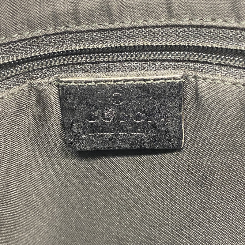 【6ib2348】グッチ ショルダーバッグ GGキャンバス/ジャッキー 001 3306 キャンバス ブラウン ブラック ゴールド金具【中古】レディース