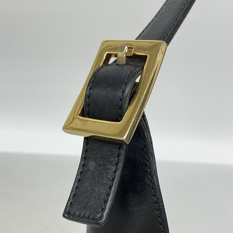 【6ib2348】グッチ ショルダーバッグ GGキャンバス/ジャッキー 001 3306 キャンバス ブラウン ブラック ゴールド金具【中古】レディース