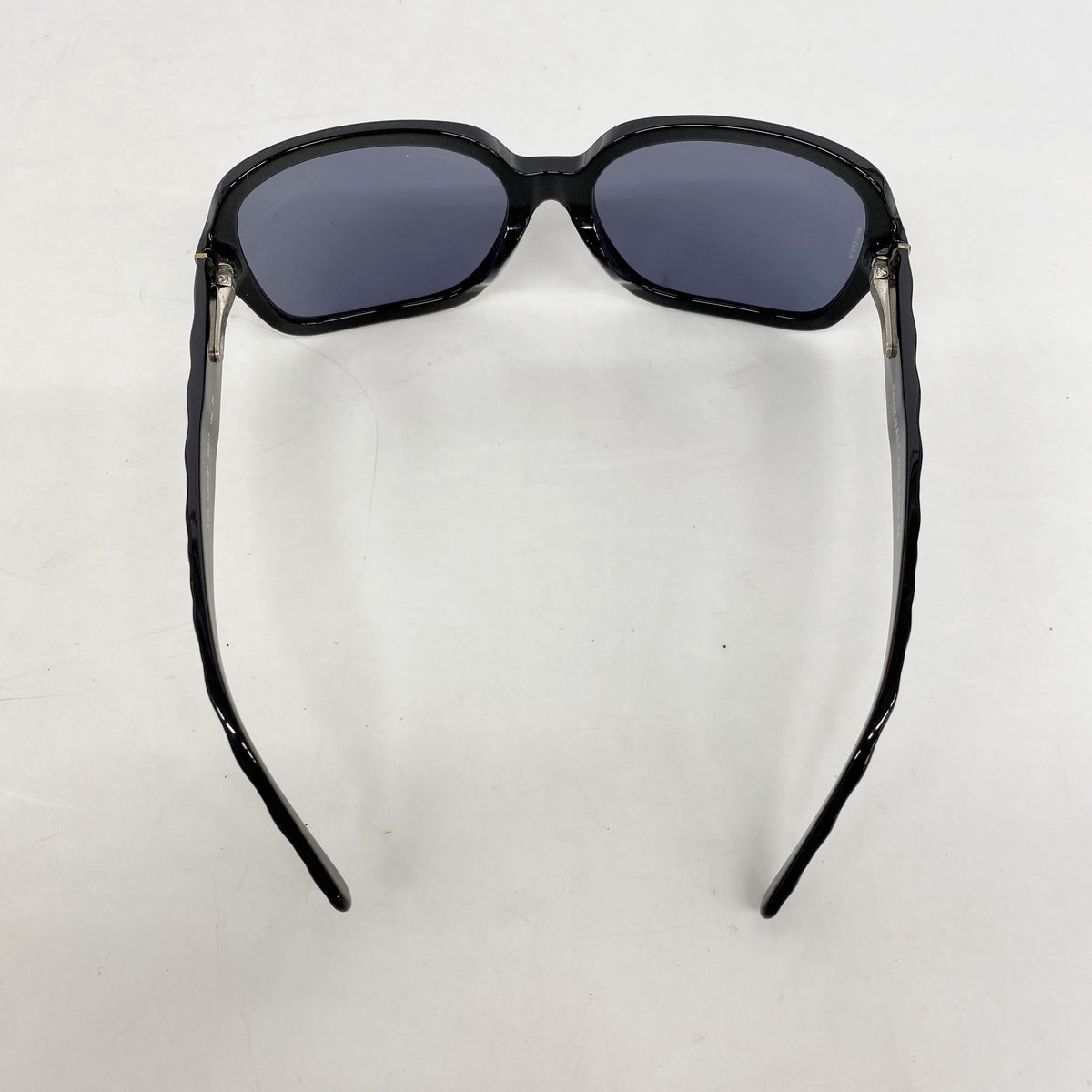 【6ib2357】シャネル サングラス 5124 プラスチック ブラック シルバー金具【中古】レディース