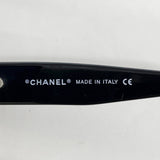 【6ib2357】シャネル サングラス 5124 プラスチック ブラック シルバー金具【中古】レディース