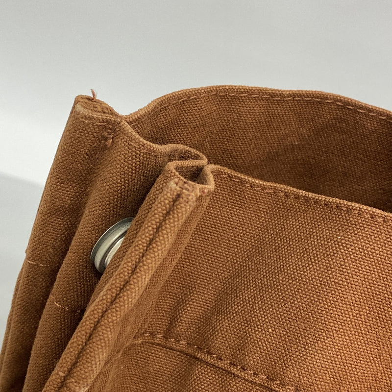 【6ib2358】エルメス トートバッグ フールトゥMM キャンバス ブラウン シルバー金具【中古】メンズ レディース ユニセックス