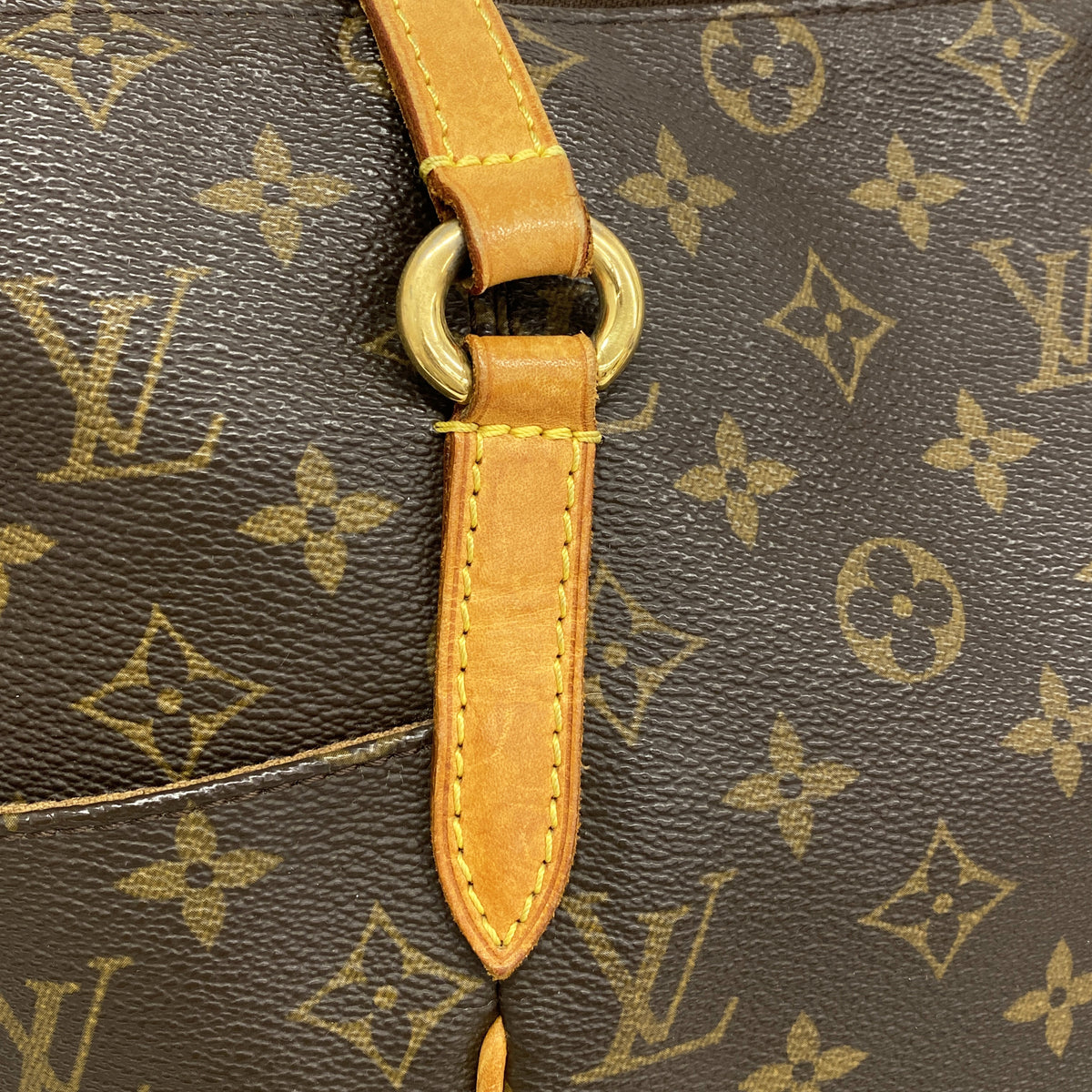 【6ib2363】ルイヴィトン トートバッグ モノグラム トータリーMM M56689 ブラウン【中古】レディース