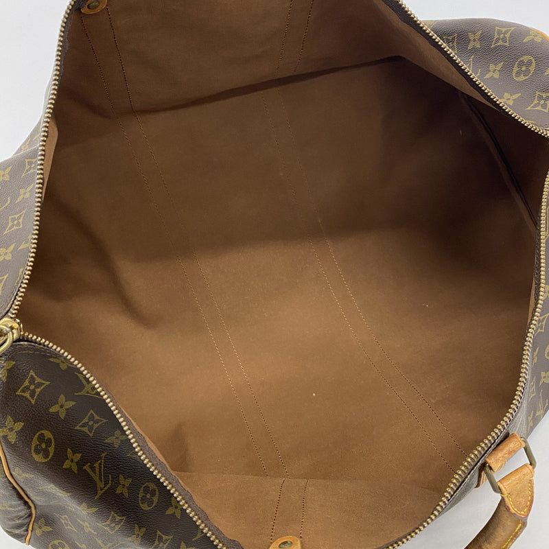 【6ib2368】ルイヴィトン ボストンバッグ モノグラム キーポルバンドリエール60 M41412 ブラウン【中古】メンズ レディース ユニセックス