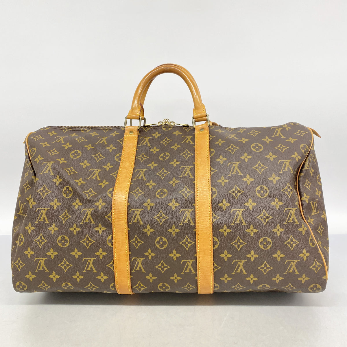 【6ib2375】ルイヴィトン ボストンバッグ モノグラム キーポル50 M41426 ブラウン【中古】メンズ レディース ユニセックス