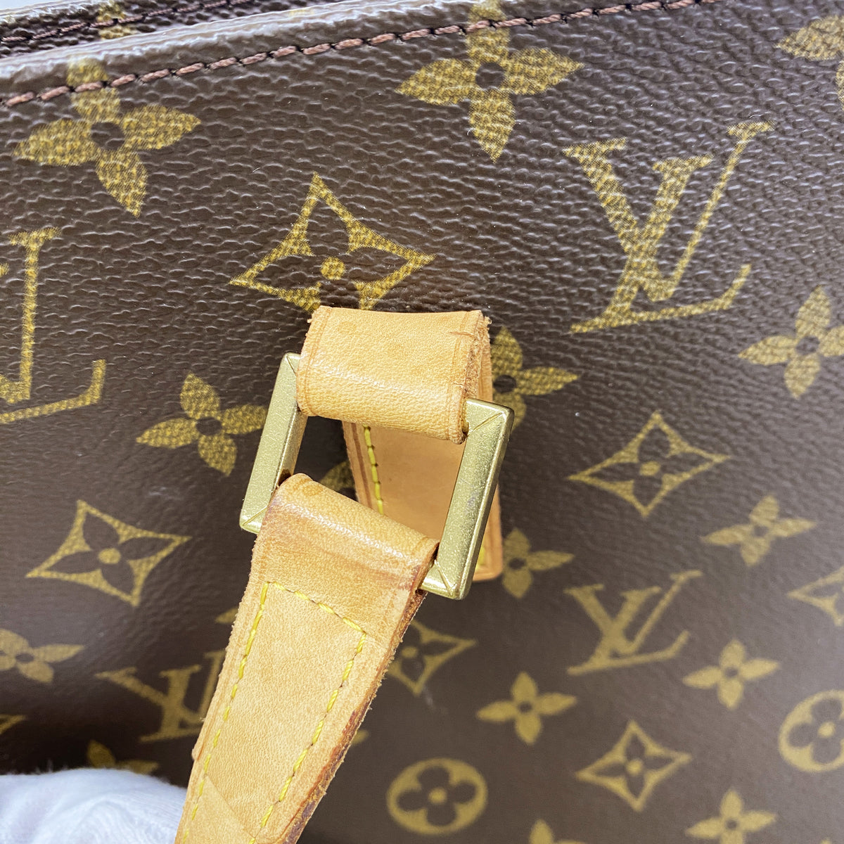 【6ib2376】ルイヴィトン トートバッグ モノグラム ルコ M51155 ブラウン【中古】レディース