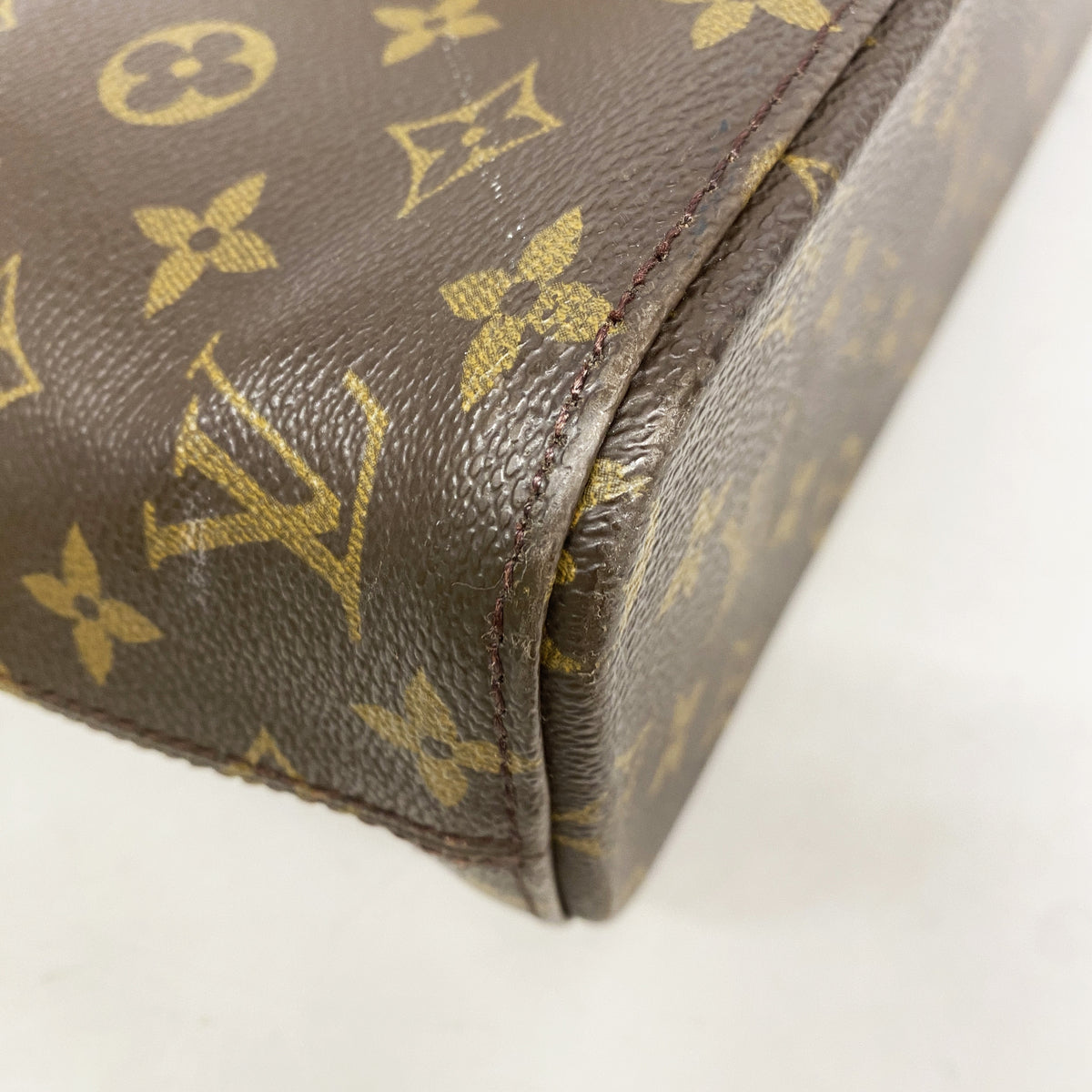 【6ib2376】ルイヴィトン トートバッグ モノグラム ルコ M51155 ブラウン【中古】レディース