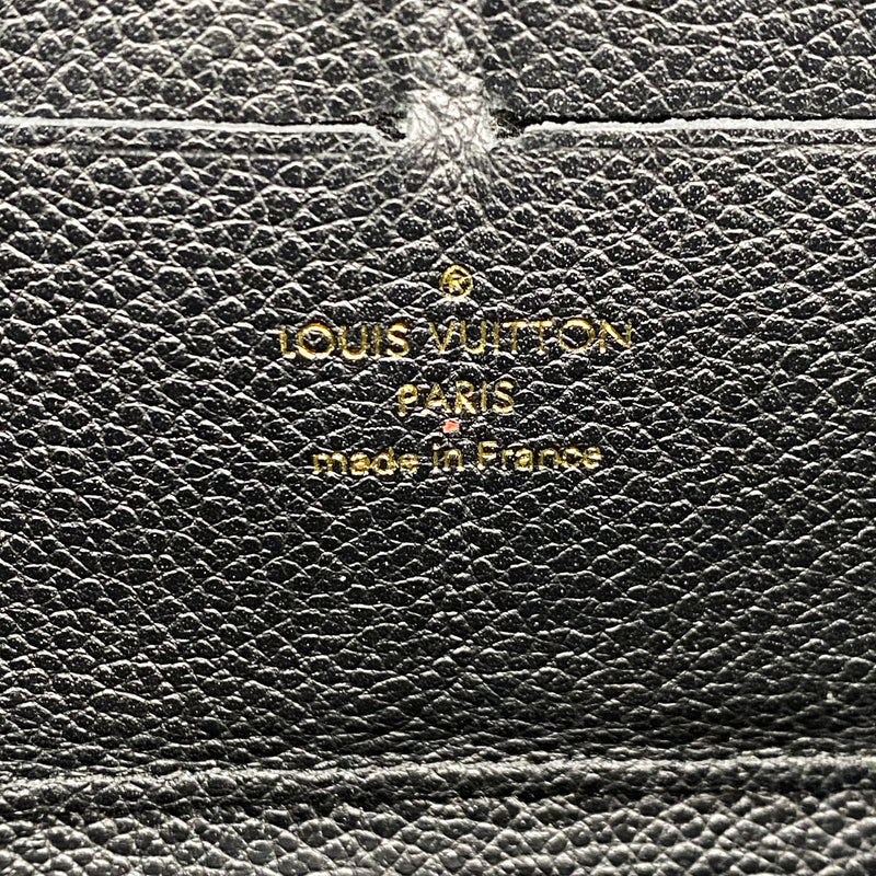 【6ib2382】ルイヴィトン 長財布 モノグラム・アンプラント ジッピーウォレット M60571 ノワール【中古】メンズ レディース ユニセックス