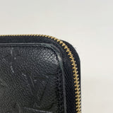 【6ib2382】ルイヴィトン 長財布 モノグラム・アンプラント ジッピーウォレット M60571 ノワール【中古】メンズ レディース ユニセックス