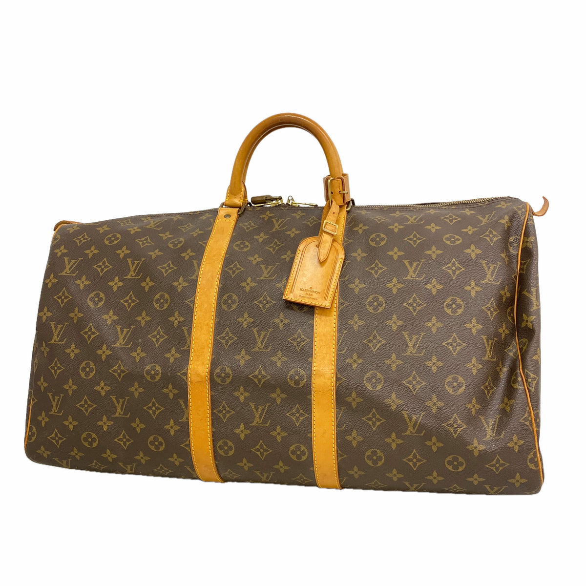【6ib2385】ルイヴィトン ボストンバッグ モノグラム キーポル55 M41424 ブラウン【中古】メンズ レディース ユニセックス