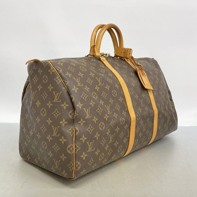 【6ib2385】ルイヴィトン ボストンバッグ モノグラム キーポル55 M41424 ブラウン【中古】メンズ レディース ユニセックス